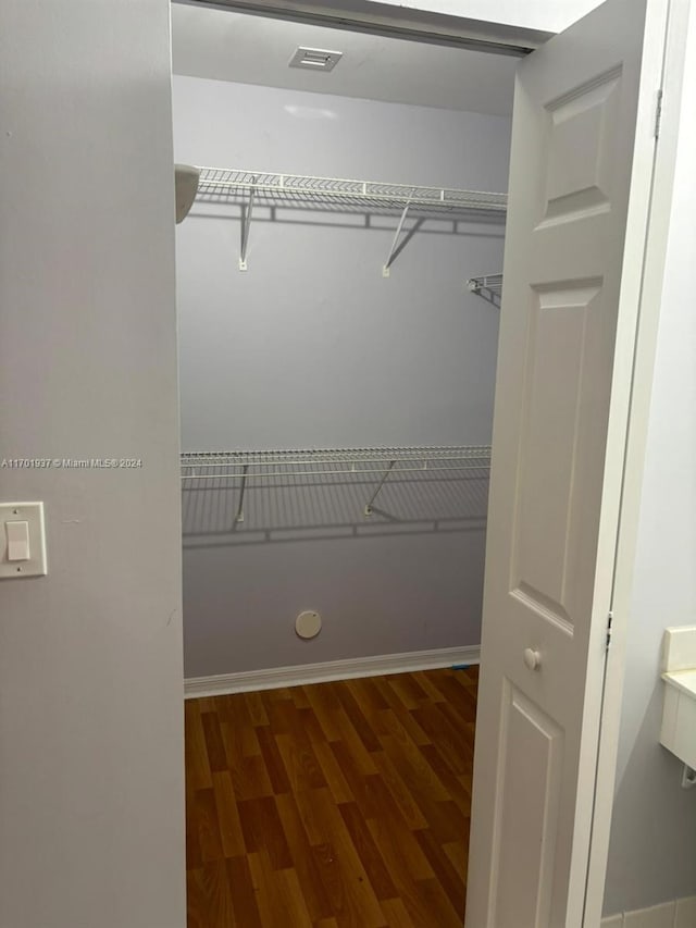 view of closet