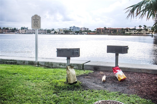 view of water feature