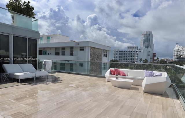 view of patio / terrace with outdoor lounge area