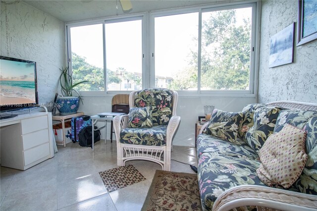 sunroom with a wealth of natural light