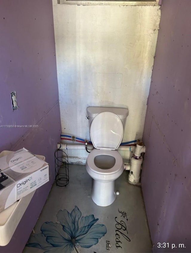 bathroom with toilet