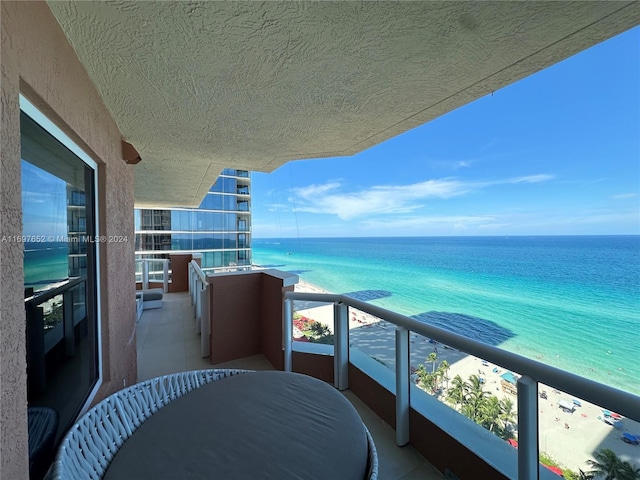 17875 Collins Ave Unit 1801, Sunny Isles Beach, FL 33160 - balcony with a water view