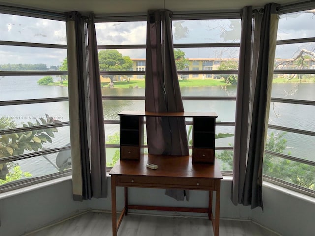 18900 NE 14th Ave Unit D204, Miami, FL 33179 - detailed view of a nearby body of water and wood finished floors