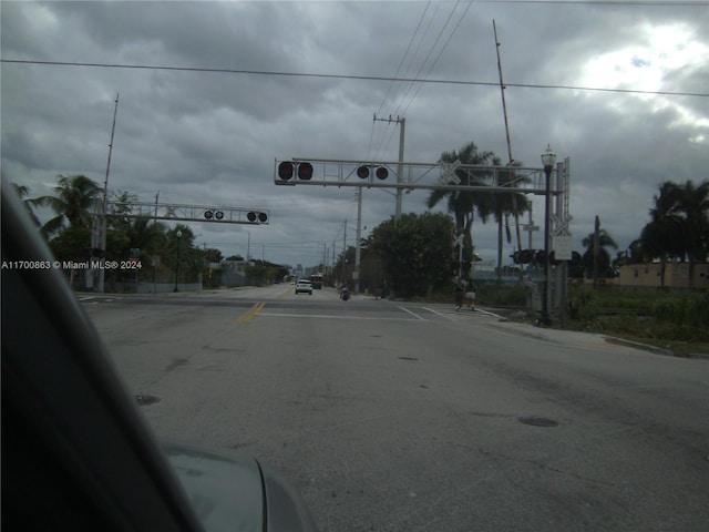 view of road