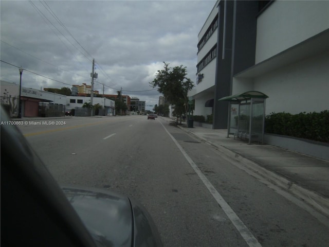 view of street