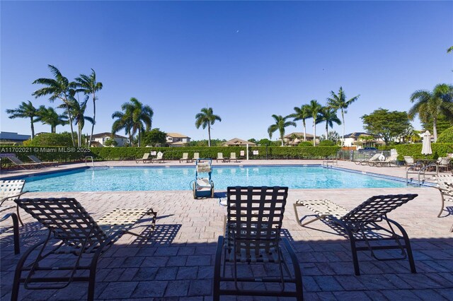 view of patio with an outdoor living space