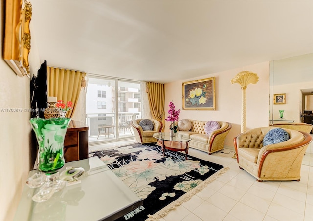 1849 S Ocean Dr Unit 1412, Hallandale Beach, FL 33009 - living area with tile patterned flooring