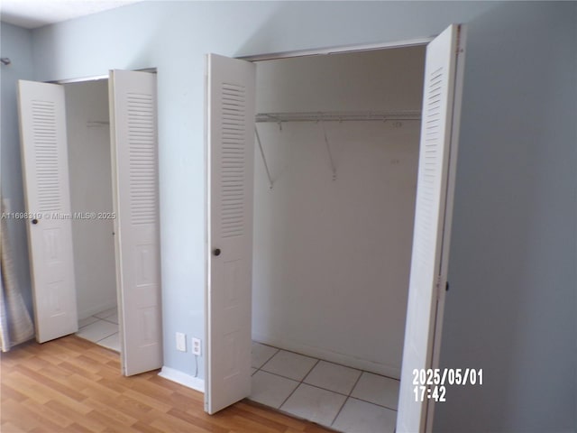 view of closet