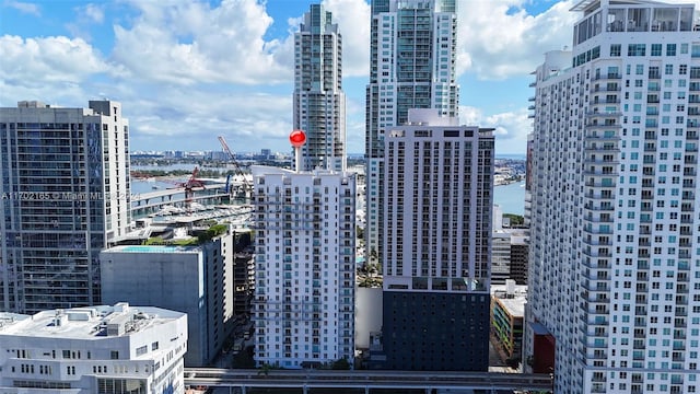 view of city featuring a water view