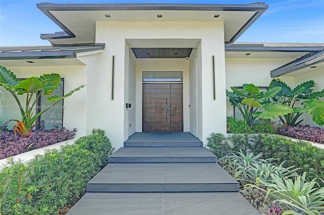 view of entrance to property