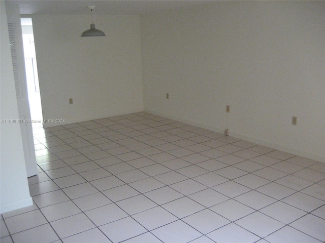 view of tiled empty room