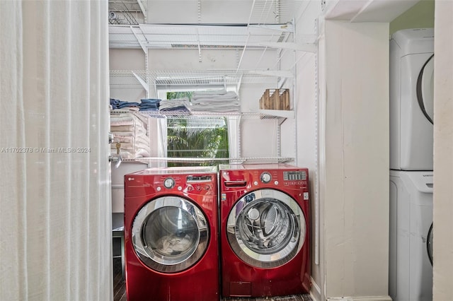 view of laundry area