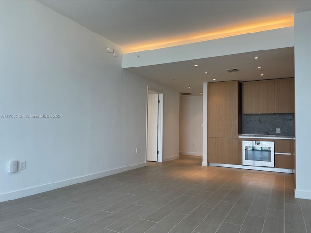 view of unfurnished living room