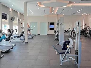 view of workout area