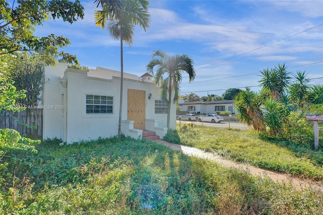 view of front of home