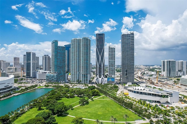 900 Biscayne Blvd Unit 5208, Miami, FL 33132 - skyline view featuring a large body of water