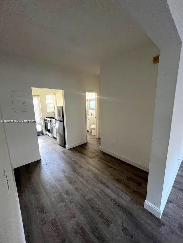 911 Meridian Ave Unit 202, Miami Beach, FL 33139 - interior space with dark wood-type flooring