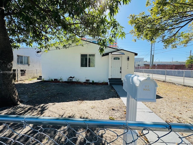 view of front of home