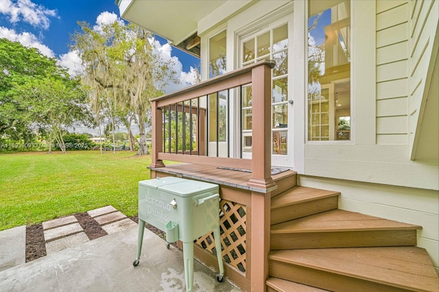 671 Live Oak Ln, La Belle, FL 33935 - view of patio
