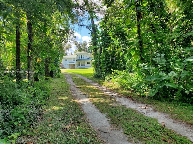 view of road