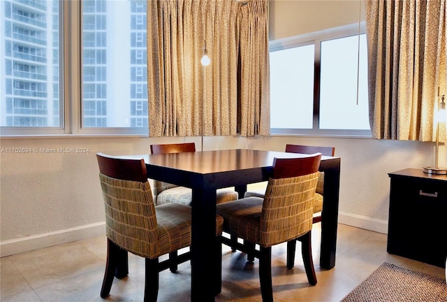 19201 Collins Ave Unit 726, Sunny Isles Beach, FL 33160 - dining room with tile patterned floors
