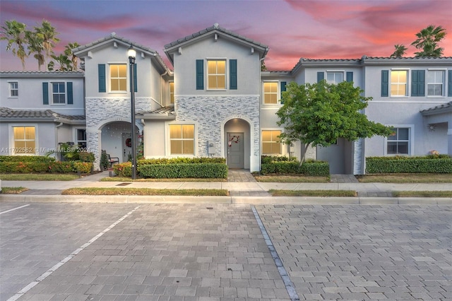 view of mediterranean / spanish house