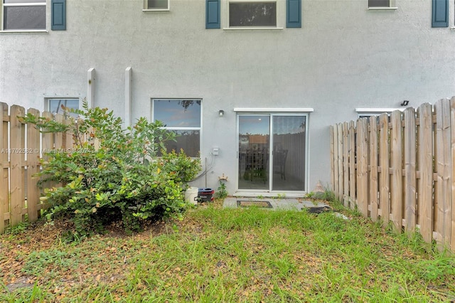 view of rear view of property