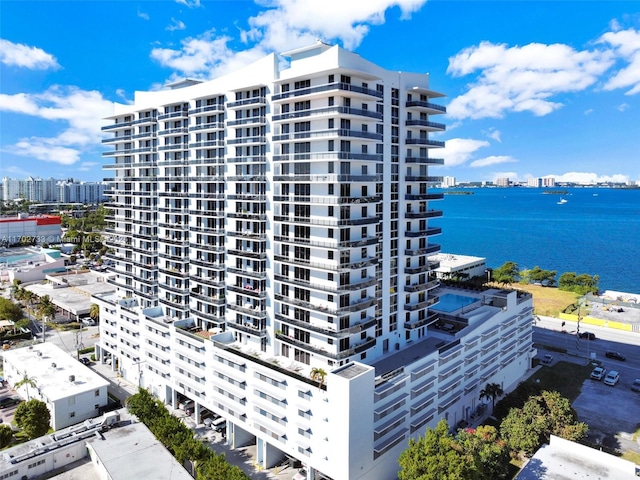 view of property featuring a water view