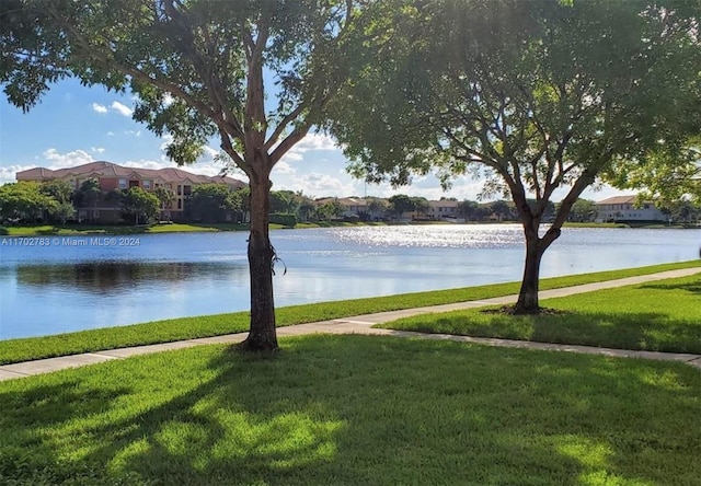 view of water feature