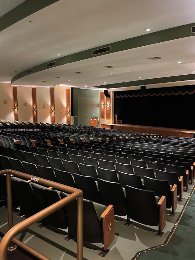 view of home theater room