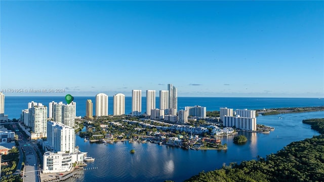 16500 Collins Ave Unit 1451, Sunny Isles Beach, FL 33160 - water view with nearby urban area