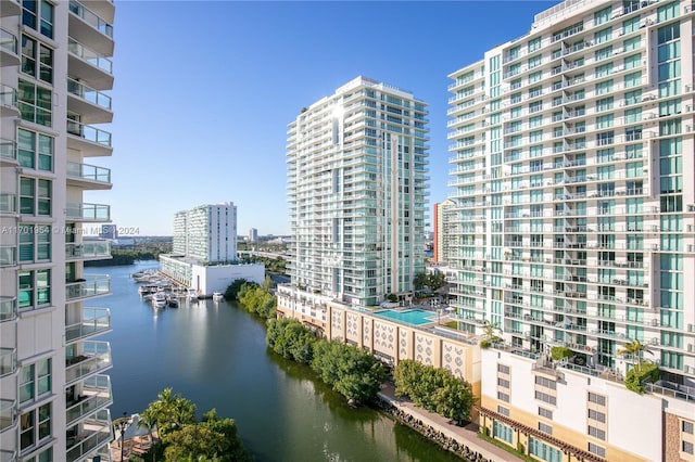 16500 Collins Ave Unit 1451, Sunny Isles Beach, FL 33160 - water view featuring nearby urban area