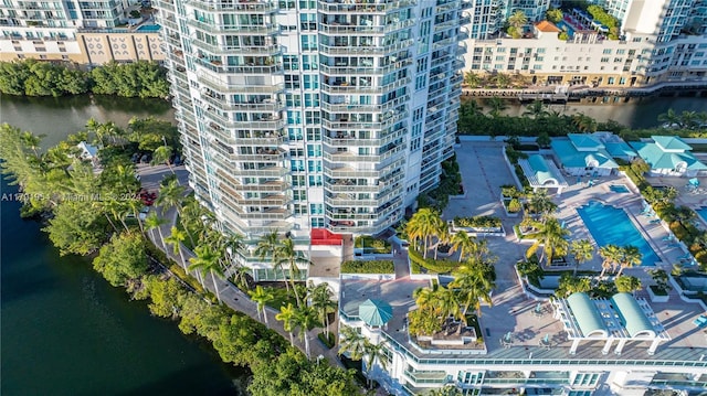 16500 Collins Ave Unit 1451, Sunny Isles Beach, FL 33160 - aerial view of apartment complex / building and a nearby body of water
