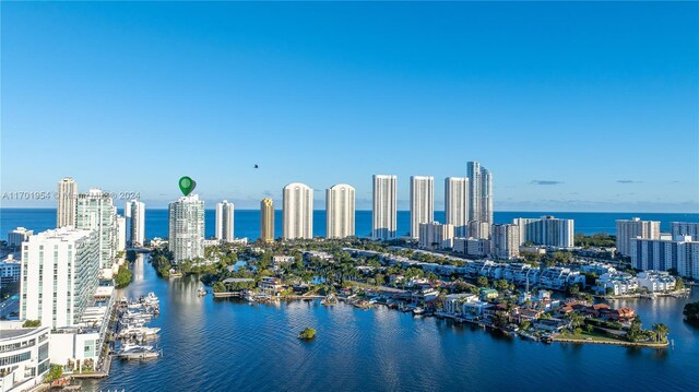 16500 Collins Ave Unit 1451, Sunny Isles Beach, FL 33160 - water view with nearby urban area