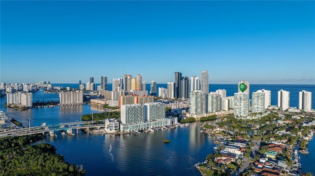 16500 Collins Ave Unit 1451, Sunny Isles Beach, FL 33160 - view of city skyline with a nearby body of water
