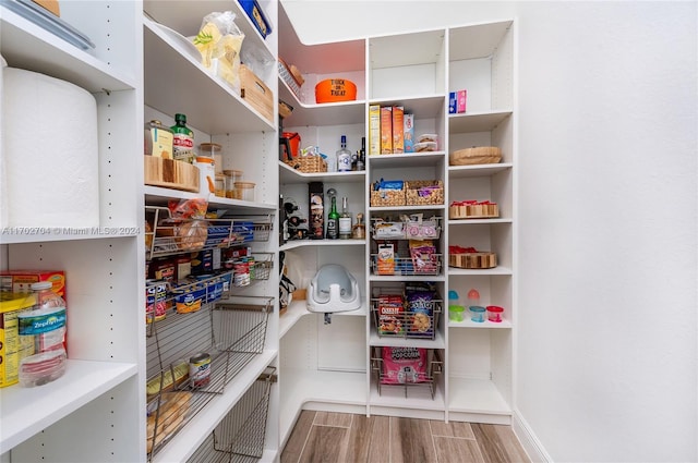 view of pantry