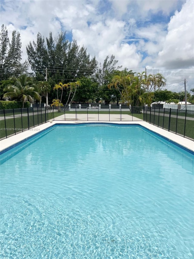 view of pool