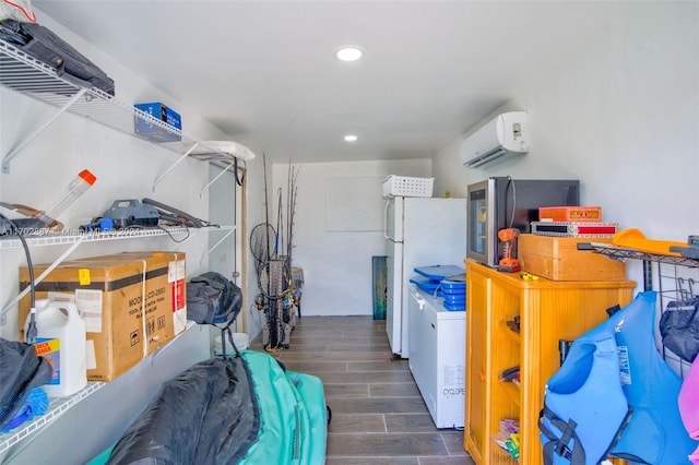 storage with an AC wall unit