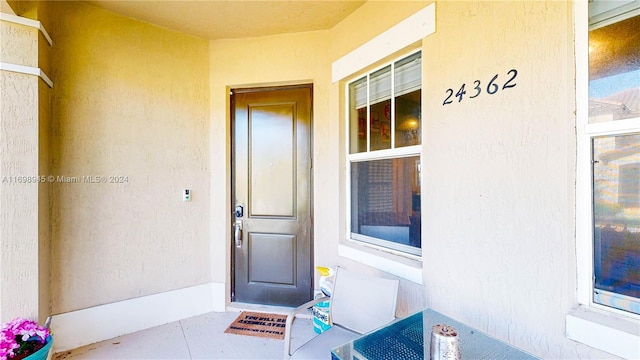 view of entrance to property