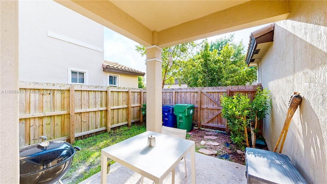 view of patio