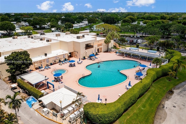 view of pool