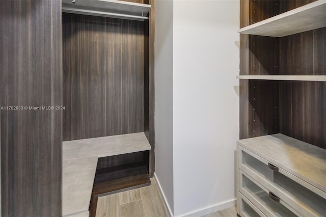 interior space featuring light hardwood / wood-style floors