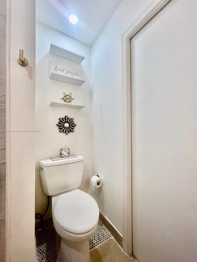 bathroom with toilet