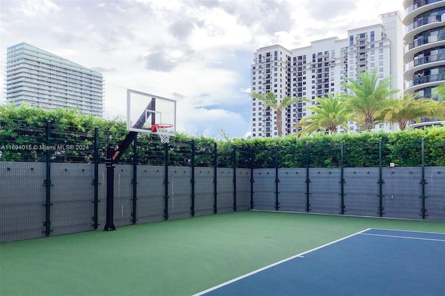 view of sport court