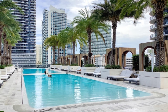 view of swimming pool