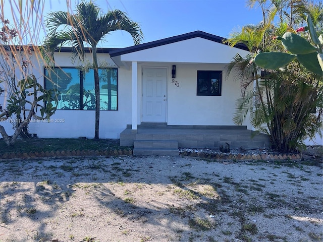 view of front of home