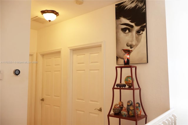 corridor with visible vents