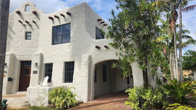 view of southwest-style home