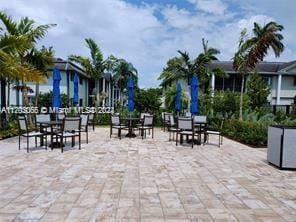 view of home's community featuring a patio