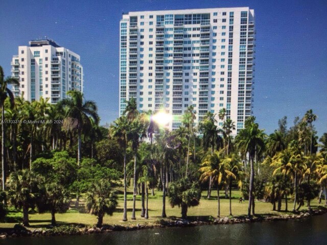 view of property featuring a water view